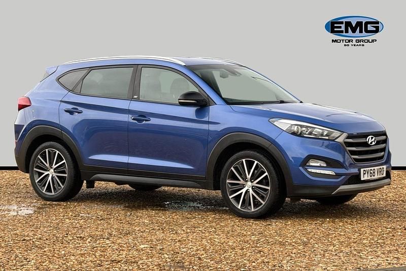 Used Hyundai Tucson GO! 177 HP (130 kW) 2019 Blue SUV