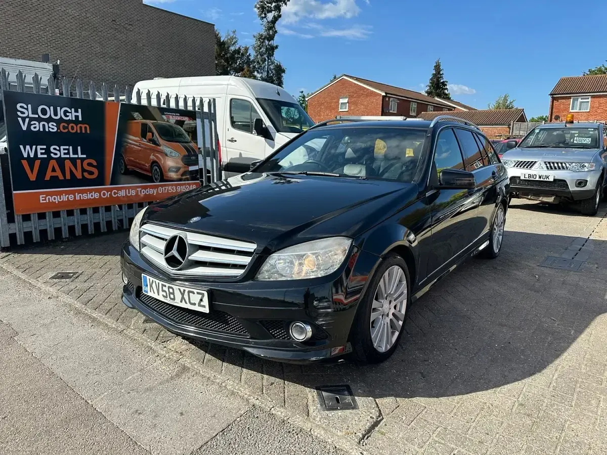 Used Mercedes C220 2008 Black Estate