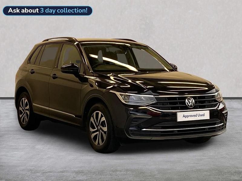 Black Used 2022 VW Tiguan Active SUV | £17,560 (Fair price) - Image 1/2