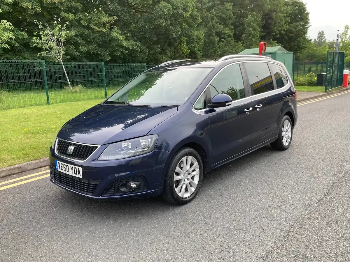 Used Seat Alhambra SE 170 HP (125 kW) 2010 Blue MPV