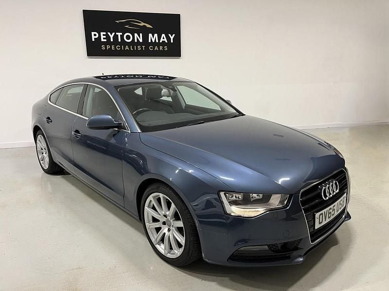 Blue Used 2015 Audi A5 Sportback Comfort Hatchback | £12,250 (Fair price) - Image 1/4