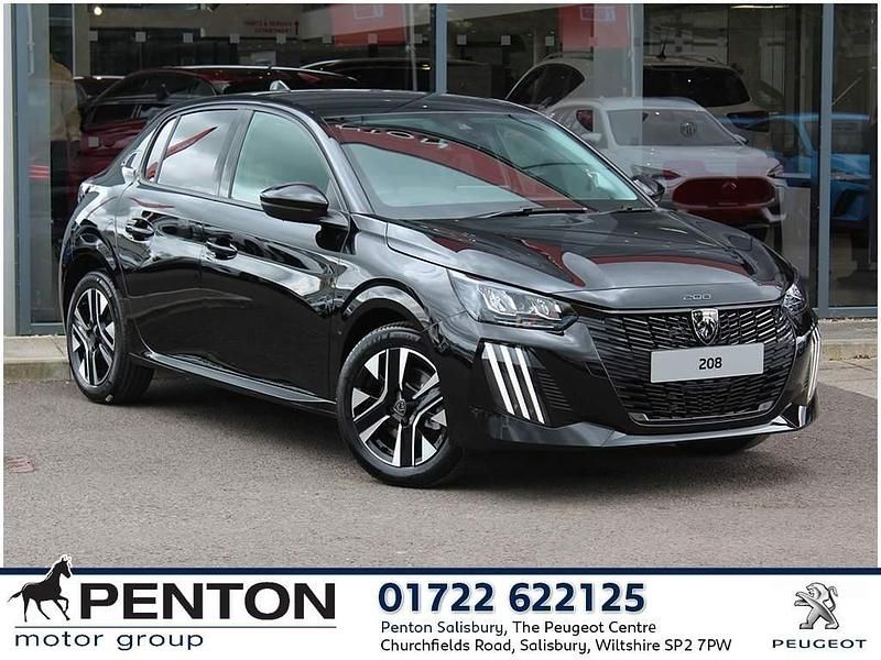 Black Used 2024 Peugeot 208 Allure Hatchback | £15,490 (Fair price) - Image 1/4