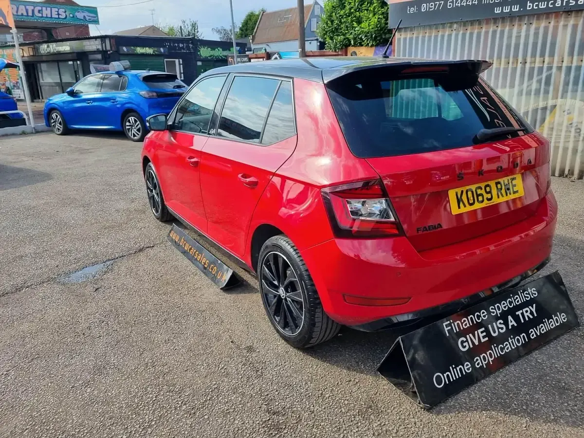Used Skoda Fabia Monte Carlo 95 HP (69 kW) 2020 Red Hatchback