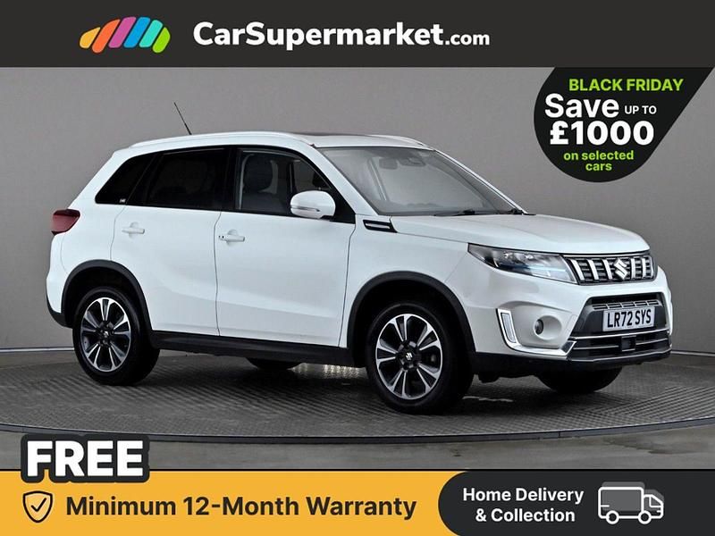White Used 2022 Suzuki Vitara SZ5 Hatchback | £14,797 (Good price) - Image 1/3