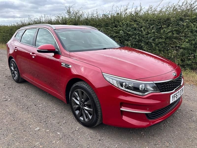 Red Used 2017 Kia Optima 2 Estate | £8,499 (Fair price) - Image 1/4