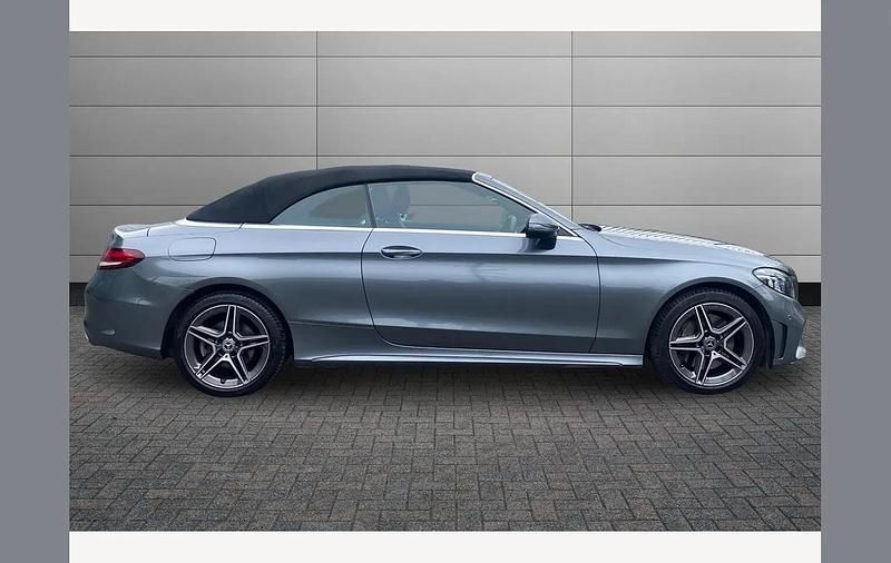 Used Mercedes C300 AMG line 245 HP (180 kW) 2021 Grey Cabriolet