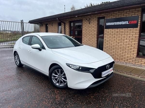 Used Mazda 3 2019 White Hatchback