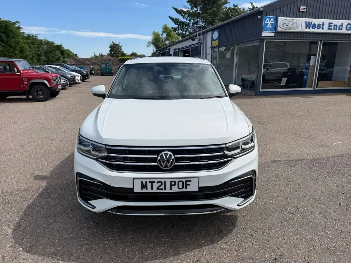 Used VW Tiguan R-line 150 HP (110 kW) 2021 White SUV