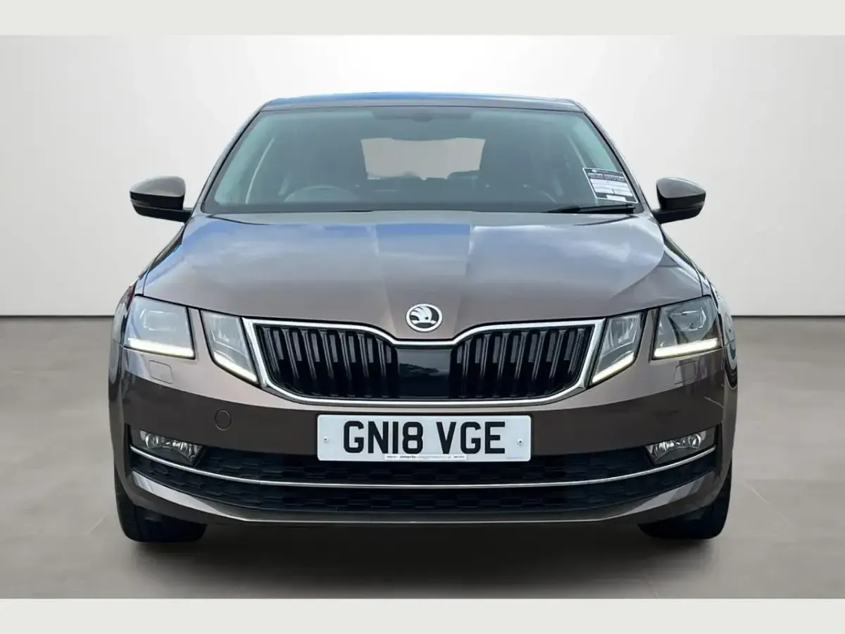 Used Skoda Octavia SE L 147 HP (108 kW) 2018 Brown Hatchback