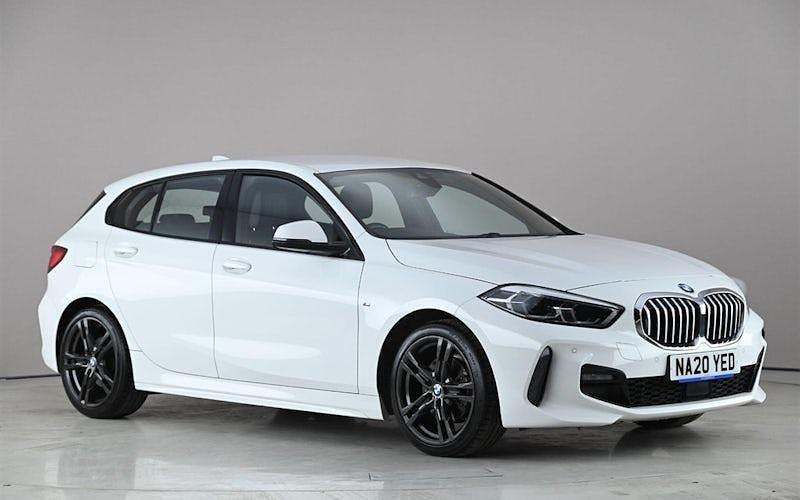 Used BMW 118 M Sport 140 HP (102 kW) 2020 White Hatchback