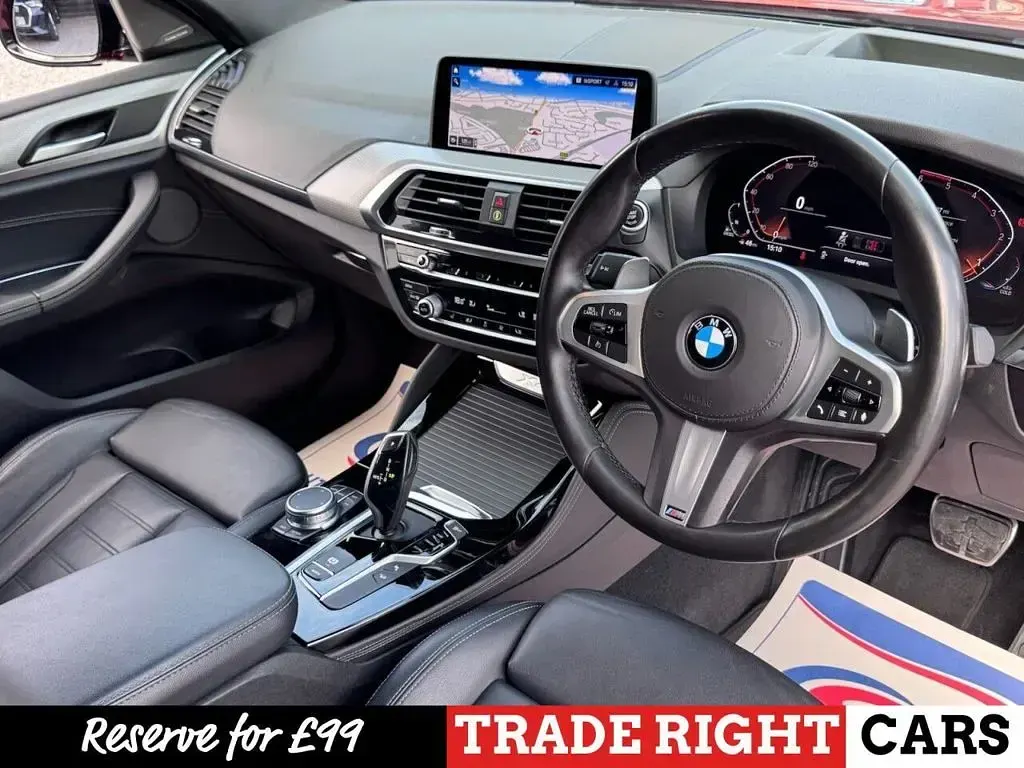 Used BMW X4 M Sport 190 HP (139 kW) 2021 Red SUV