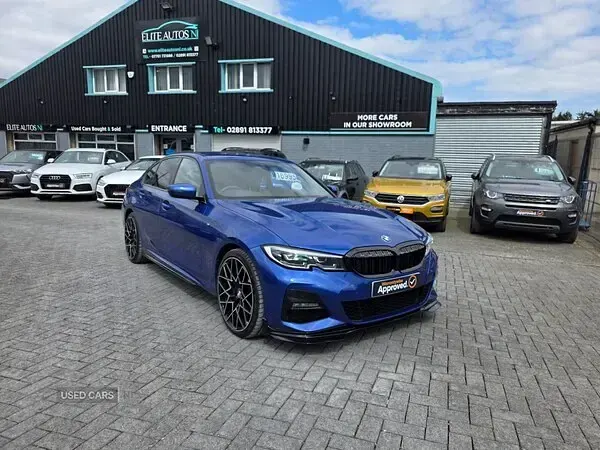 Used BMW 330e M Sport 288 HP (211 kW) 2019 Blue Sedan