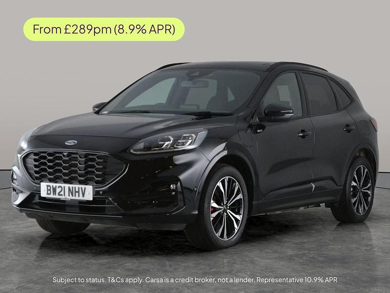 Black Used 2021 Ford Kuga ST-Line X SUV | £18,093 (Good price) - Image 1/2