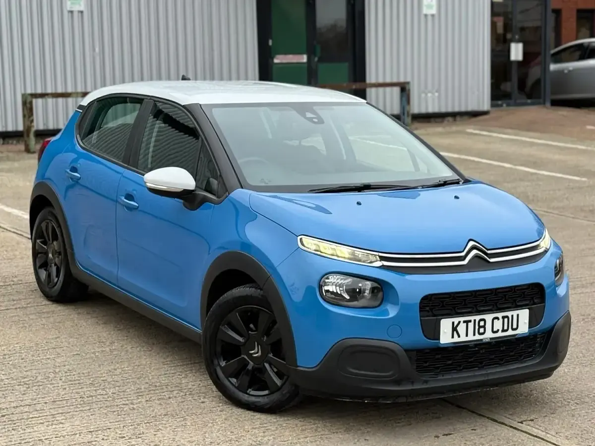 Used Citroën C3 Feel 82 HP (60 kW) 2018 Blue Hatchback