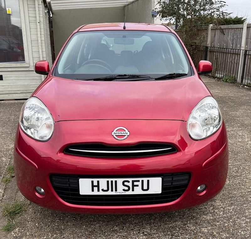 Used Nissan Micra Acenta 80 HP (58 kW) 2011 Red Hatchback