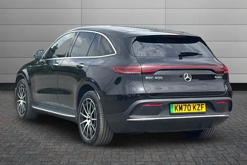 Used Mercedes EQC400 AMG line 300 kW (408 HP) 2020 Black SUV