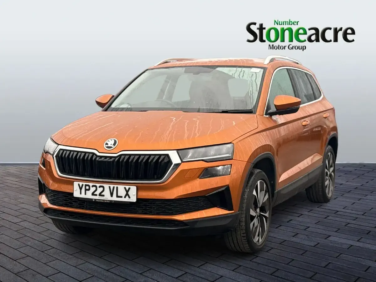 Used Skoda Karoq SE L 150 HP (110 kW) 2022 Orange SUV