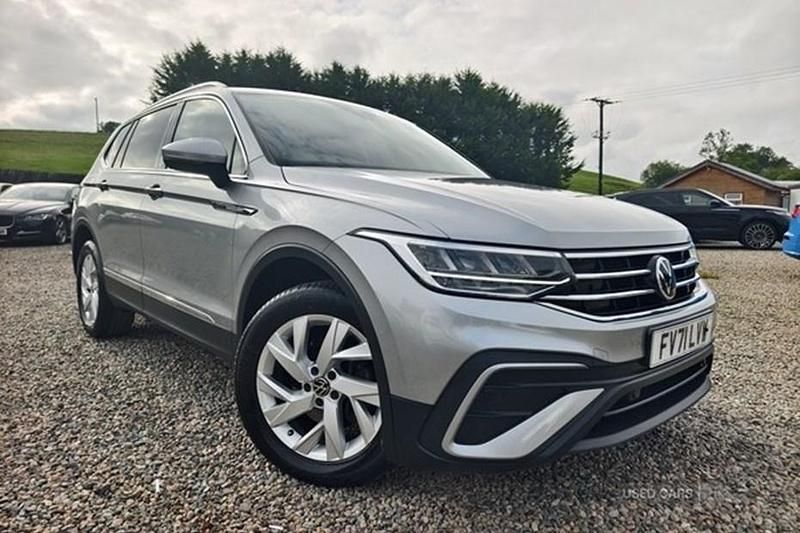 Silver Used 2021 VW Tiguan Allspace Life SUV | £23,450 (Fair price) - Image 1/1
