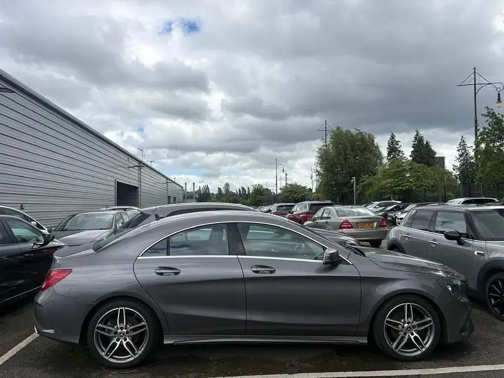 Used Mercedes CLA180 AMG line 122 HP (89 kW) 2019 Grey Sedan