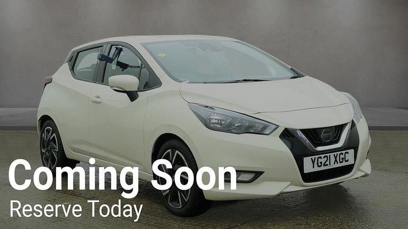Used Nissan Micra Acenta 2021 White Hatchback