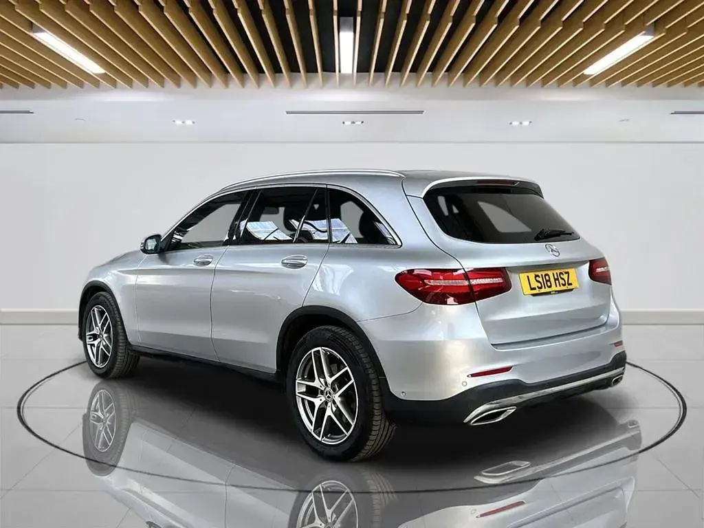 Used Mercedes GLC220 AMG line 170 HP (125 kW) 2018 Silver SUV
