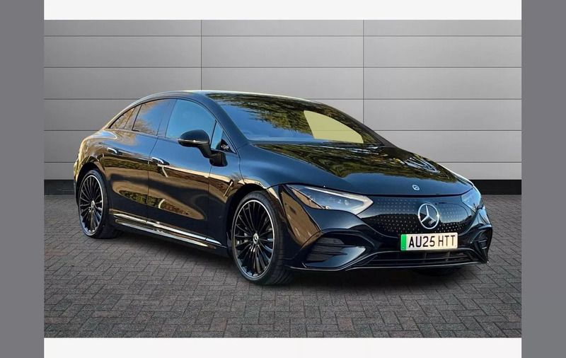 Obsidian black Used 2025 Mercedes EQE350 AMG line Sedan | £55,550 (Fair price) - Image 1/2