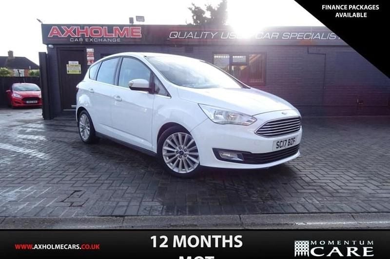 White Used 2017 Ford C-MAX Titanium MPV | £5,495 (Fair price) - Image 1/1