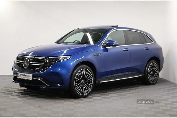 Used Mercedes EQC400 AMG Line Premium 300 kW (408 HP) 2023 Blue SUV