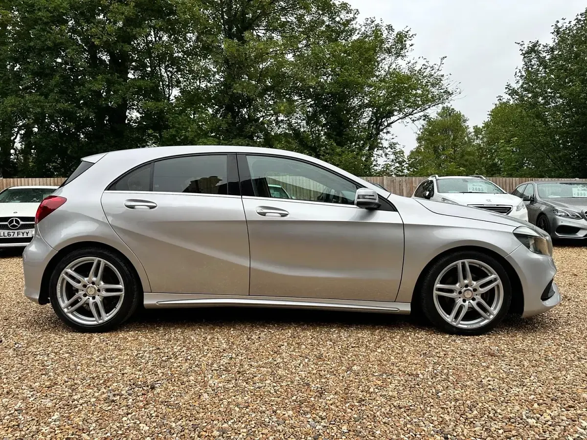 Used Mercedes A200 AMG line 2017 Silver Hatchback
