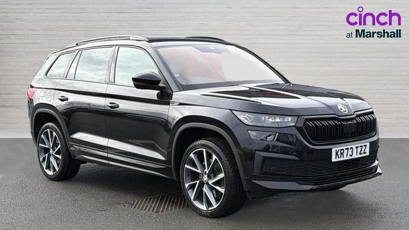 Used Skoda Kodiaq SportLine 150 HP (110 kW) 2023 Black magic pearl effect SUV