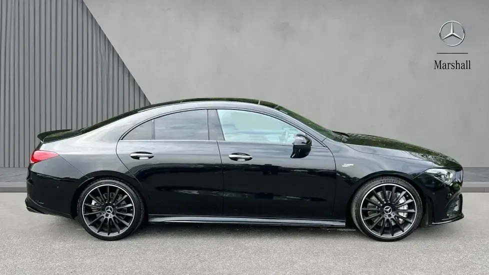 Used Mercedes CLA35 AMG Premium Plus 306 HP (225 kW) 2021 Black Coupe
