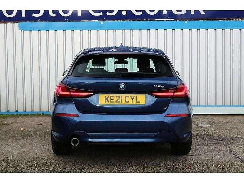 Used BMW 116 Comfort Edition 2021 Blue Hatchback