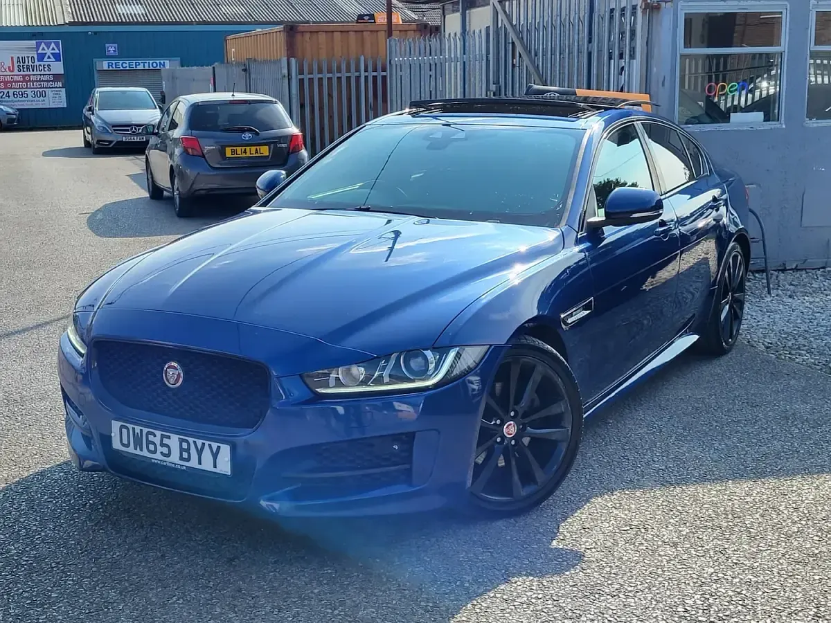 Used Jaguar XE R-Sport 2016 Blue Sedan