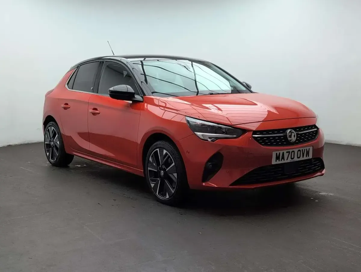 Used Vauxhall Corsa-e Elite 100 kW (136 HP) 2020 Orange Hatchback