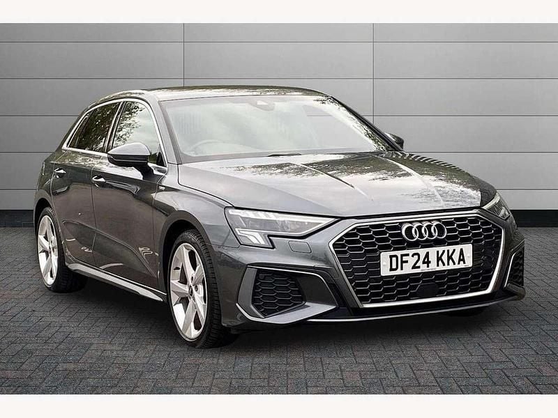 Grey Used 2024 Audi A3 S-Line Hatchback | £24,695 (Fair price) - Image 1/4