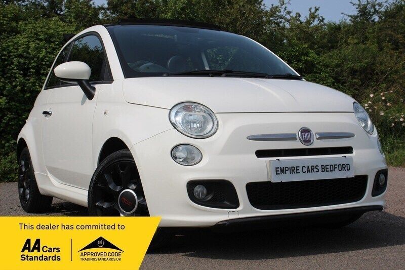 White Used 2014 Fiat 500 S Cabriolet | £5,290 (Fair price) - Image 1/3