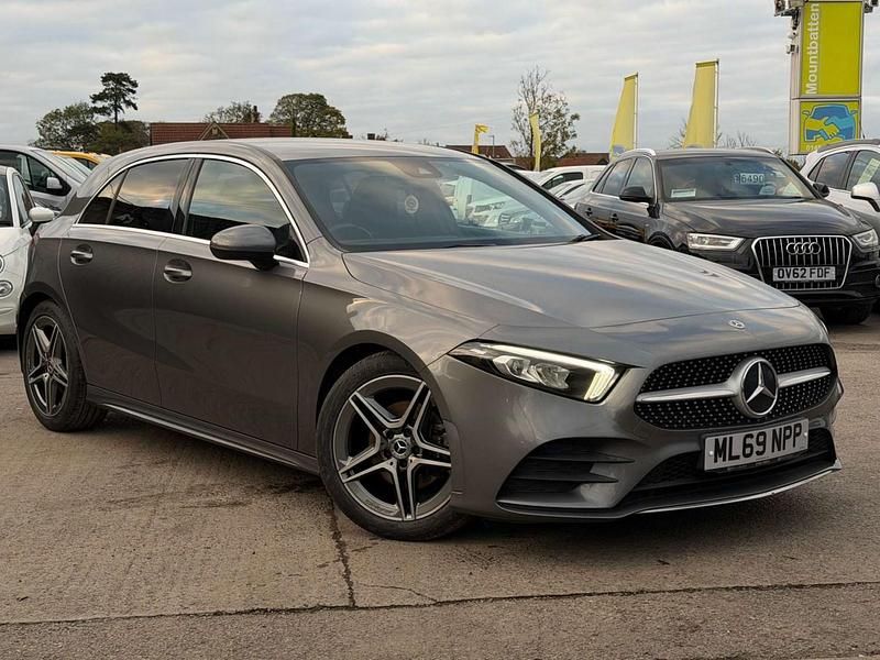 Grey Used 2019 Mercedes A200 AMG line Hatchback | £13,975 (Fair price) - Image 1/4