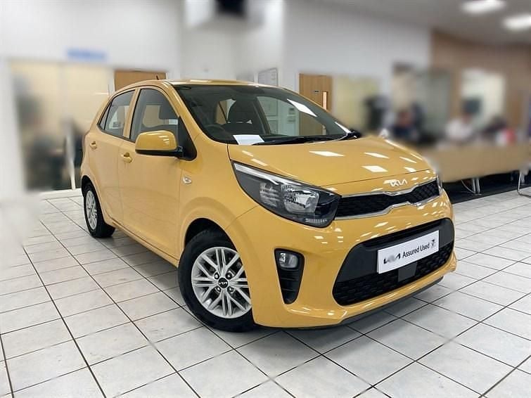 Used Kia Picanto 2023 Yellow Hatchback