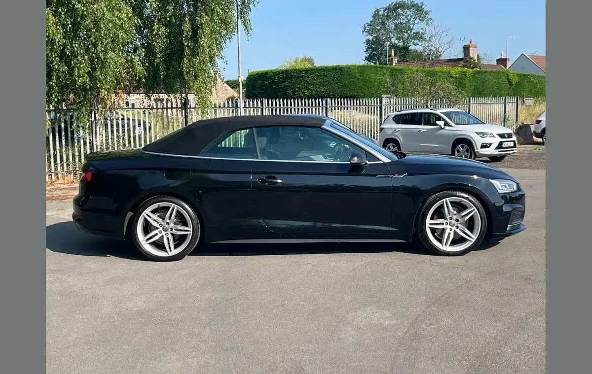 Used Audi A5 Cabriolet S-Line 187 HP (137 kW) 2019 Black Cabriolet