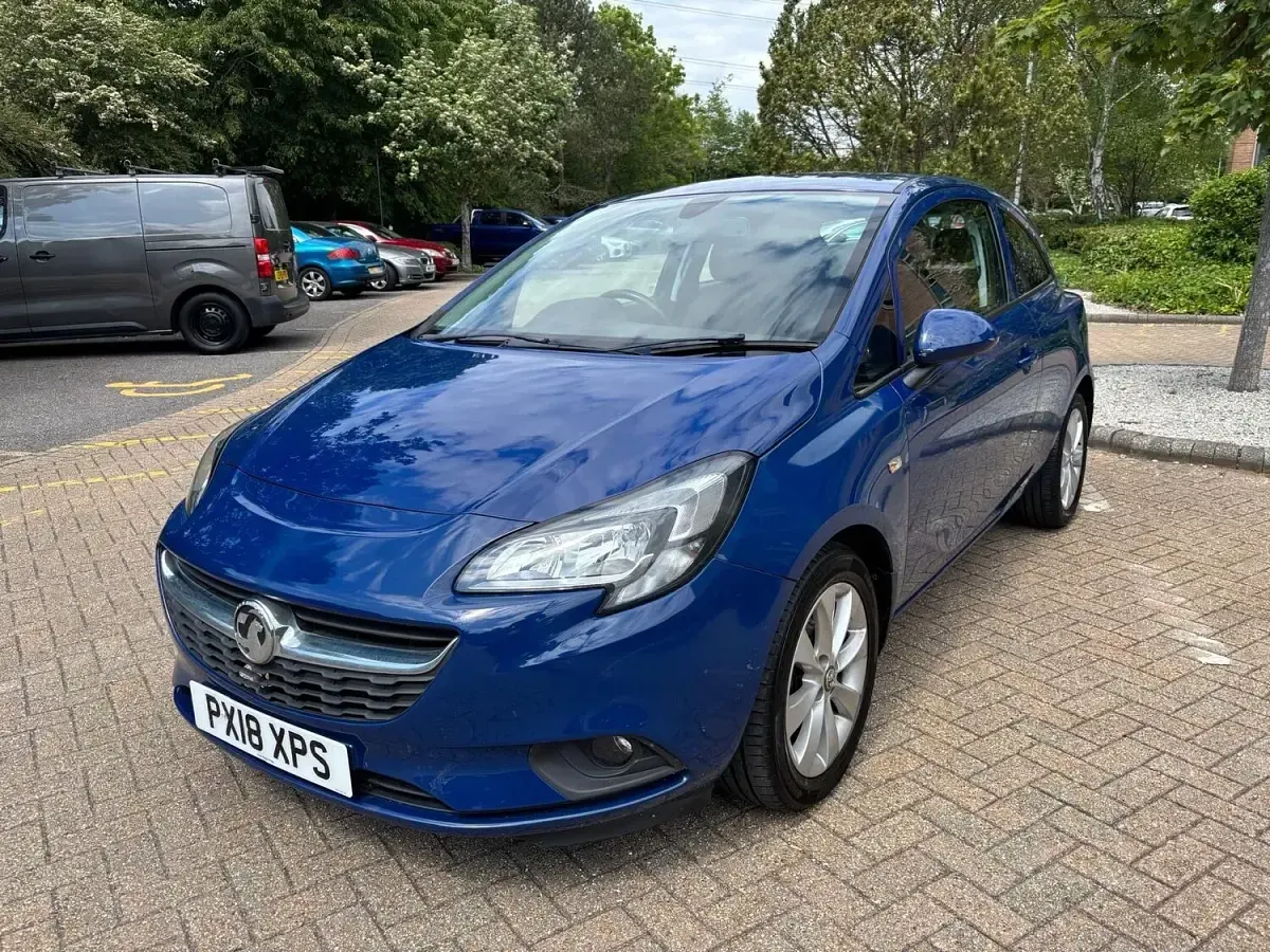 Used Vauxhall Corsa 75 HP (55 kW) 2018 Blue Hatchback