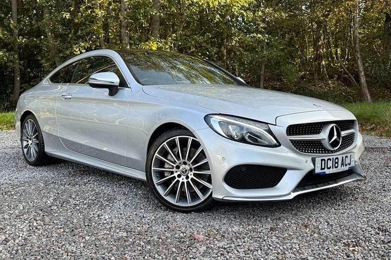 Silver Used 2018 Mercedes C250 AMG Line Premium Coupe | £19,495 (Fair price) - Image 1/1