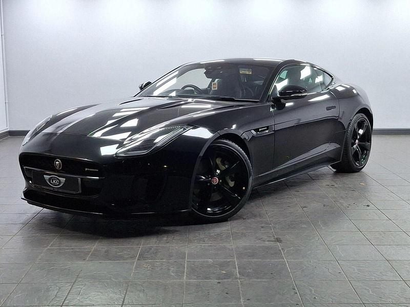Black Used 2018 Jaguar F-Type R-Dynamic Coupe | £28,900 (Fair price) - Image 1/4