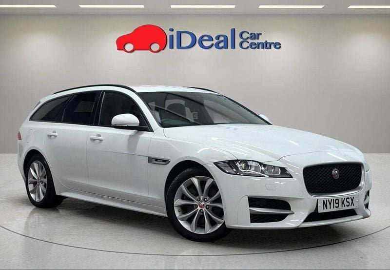 White Used 2019 Jaguar XF Sportbrake R-Sport Estate | £18,290 (Fair price) - Image 1/4