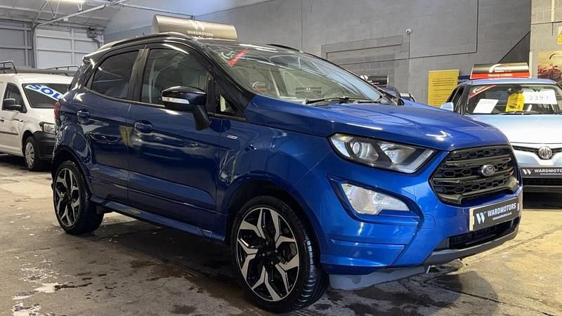 Used Ford Ecosport ST-Line 125 HP (91 kW) 2018 Blue SUV
