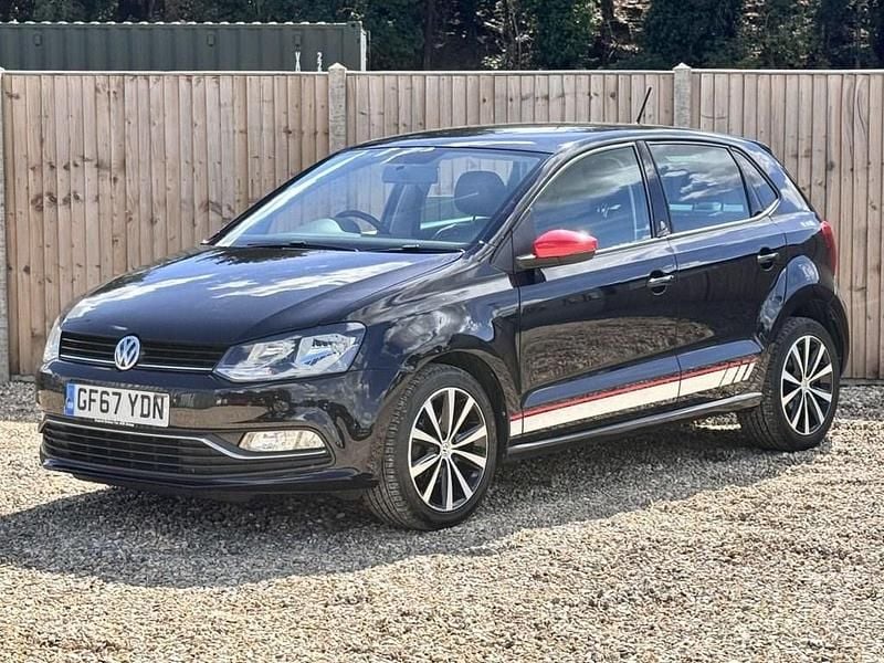 Black Used 2017 VW Polo R-line Hatchback | £6,300 (Good price) - Image 1/4