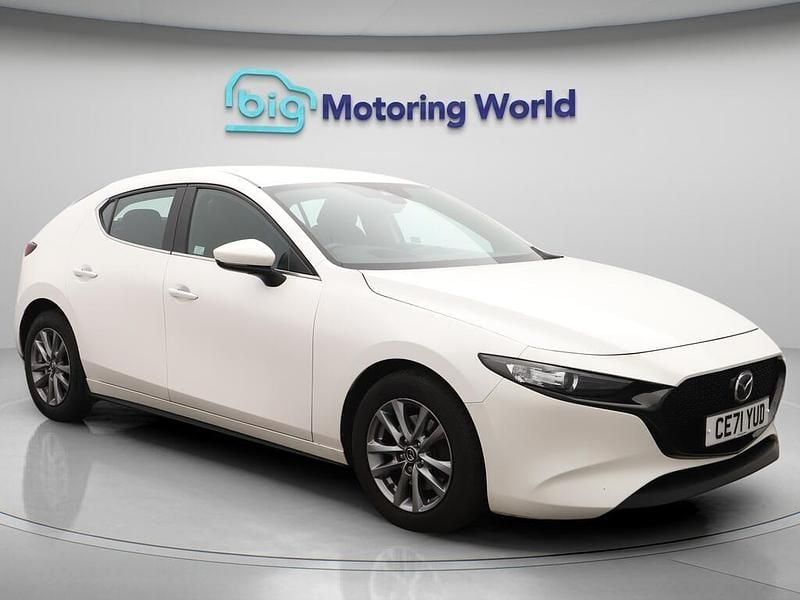 White Used 2021 Mazda 3 Hatchback | £14,400 (Good price) - Image 1/4
