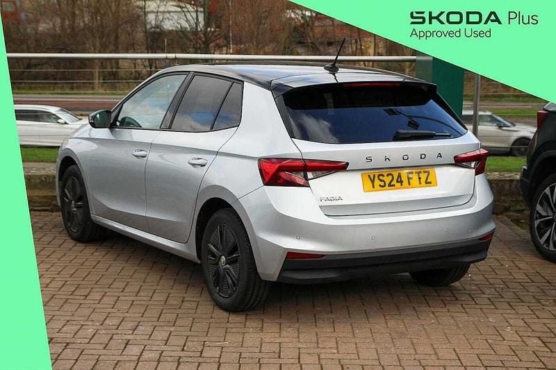 Used Skoda Fabia Colour Edition 113 HP (83 kW) 2024 Brilliant silver metallic black magic pearl effect Hatchback