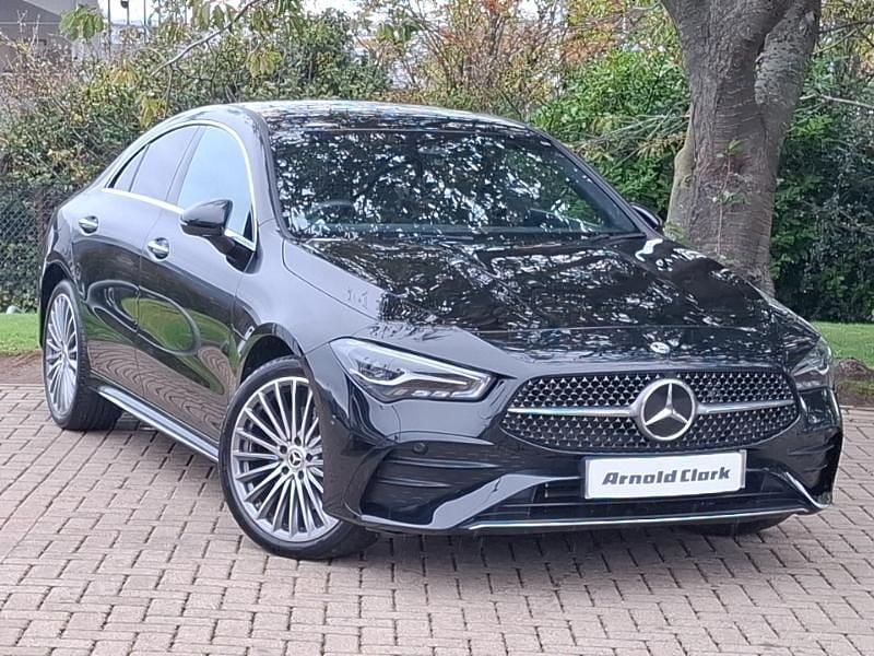 Black Used 2024 Mercedes CLA250 AMG Line Premium Sedan | £29,998 (Fair price) - Image 1/4