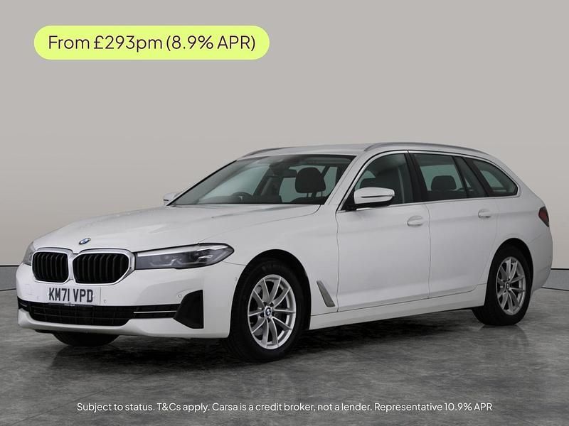 White Used 2021 BMW 520 Comfort Edition Estate | £19,361 (Super price) - Image 1/1