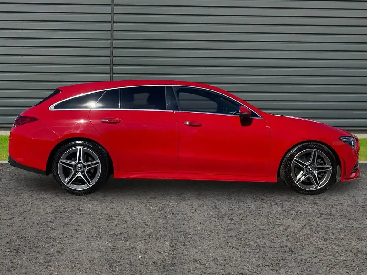 Used Mercedes CLA200 Shooting Brake AMG Line Premium 2019 Red Estate